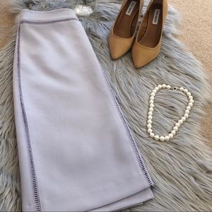 Ann Taylor Lavender Pencil Skirt Size 6